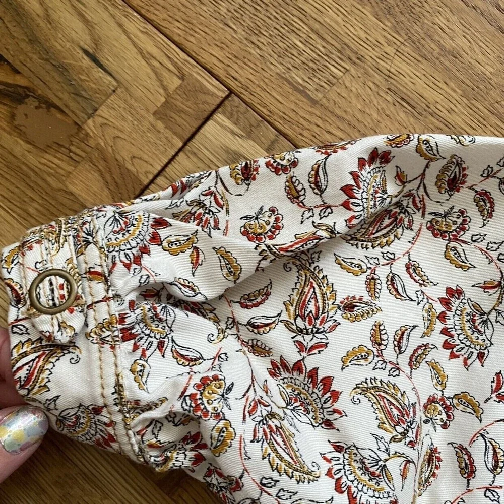 Zara Belted Floral Jumpsuit Size 8‎